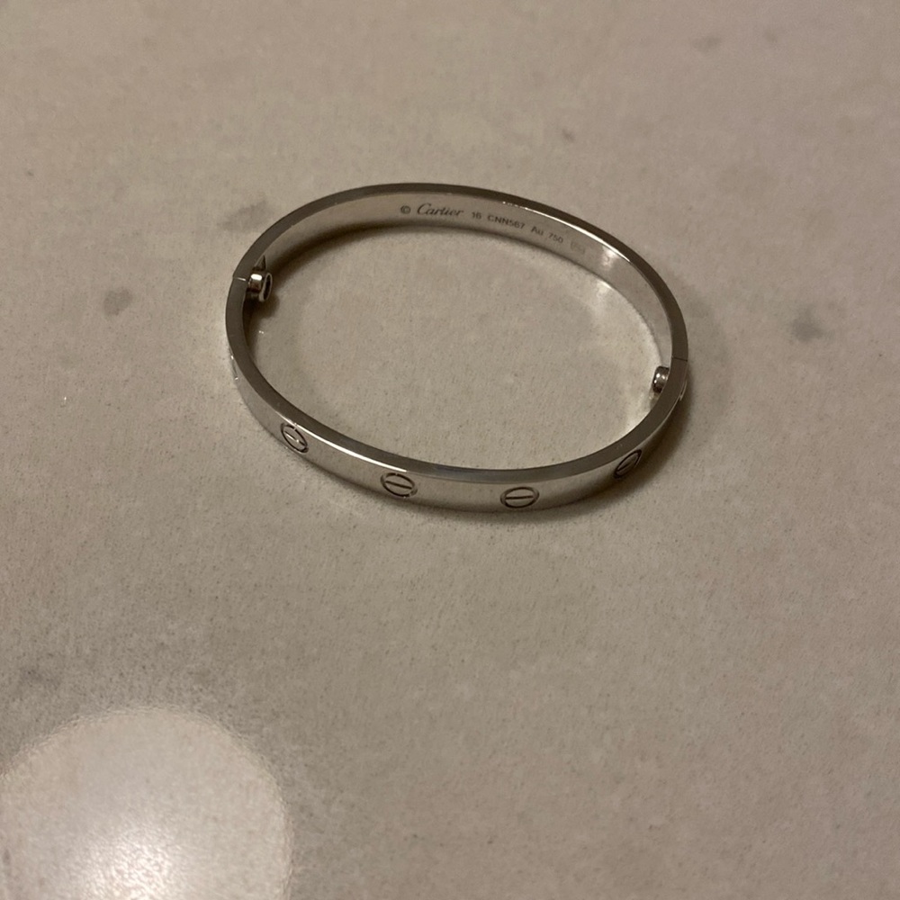 Cartier LOVE size 16, Au750